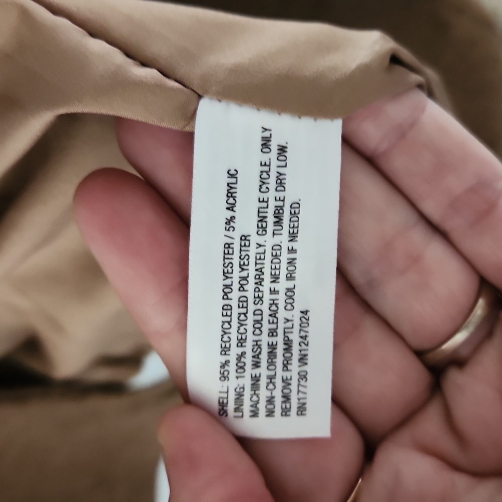Universal Thread Oversized "Wool Like" Tan Jacket, Size XL - Picture 5 of 6